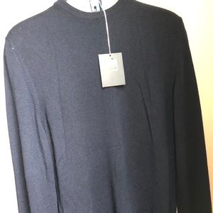 Navy Blue Fedeli Cashmere sweater made in Italy